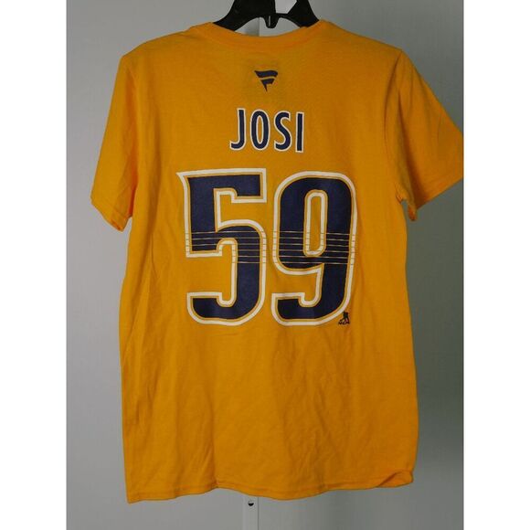 Roman Josi Nashville Predators Fanatics Authentic Player Name & Number T-Shirt M - Picture 3 of 10
